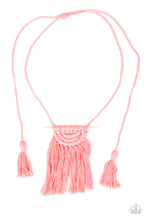 Load image into Gallery viewer, Between You and MACRAME - Pink - Paparazzi Accessories