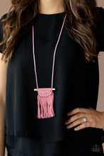 Load image into Gallery viewer, Between You and MACRAME - Pink - Paparazzi Accessories