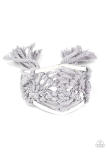 Macrame Mode - Silver - Paparazzi Accessories