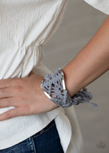 Load image into Gallery viewer, Macrame Mode - Silver - Paparazzi Accessories