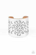 Load image into Gallery viewer, Get Your Bloom On - Silver - Paparazzi Accessories