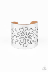 Get Your Bloom On - Silver - Paparazzi Accessories