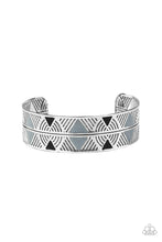 Load image into Gallery viewer, Hidden Glyphs - Silver - Paparazzi Accessories