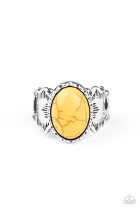 Aint No Mesa High Enough - Yellow - Paparazzi Accessories
