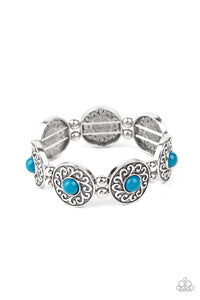 Flirty Finery - Blue - Paparazzi Accessories