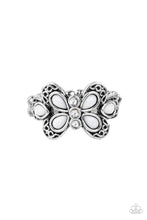 Load image into Gallery viewer, Boho Butterfly - White - Paparazzi Accessories