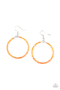 Colorfully Curvy - Orange - Paparazzi Accessories