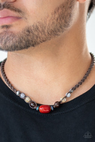 Put Up A BEACHFRONT - Red - Paparazzi Accessories