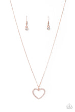 Load image into Gallery viewer, GLOW by Heart - Rose Gold - Paparazzi Accessories
