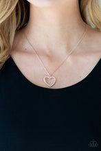 Load image into Gallery viewer, GLOW by Heart - Rose Gold - Paparazzi Accessories