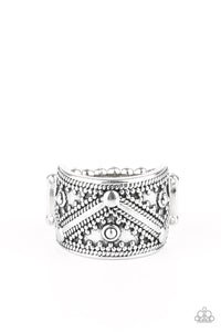 Primal Patterns - Silver - Paparazzi Accessories