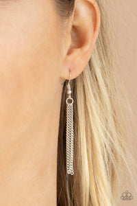 Glamorously Glaring - Silver - Paparazzi Accessories