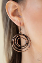 Load image into Gallery viewer, Spiraling Out of Control - Copper - Paparazzi Accessories