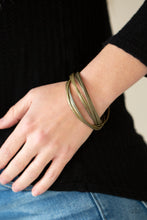 Load image into Gallery viewer, Trending in Tread - Brass - Paparazzi Accessories