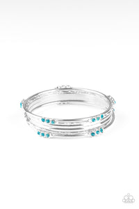 Stackable Sparkle - Blue - Paparazzi Accessories