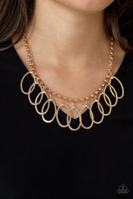 Load image into Gallery viewer, Double OVAL-time - Gold - Paparazzi Accessories