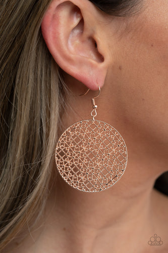 Metallic Mosaic - Rose Gold - Paparazzi Accessories