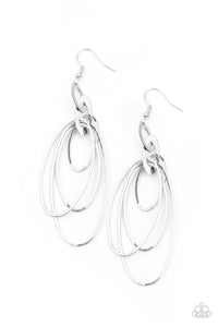 OVAL The Moon - Silver - Paparazzi Accessories