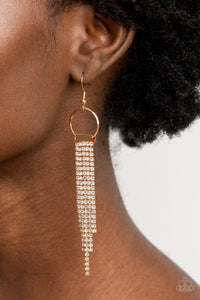 Tapered Twinkle - Gold - Paparazzi Accessories