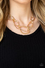 Load image into Gallery viewer, Prehistoric Heirloom - Gold - Paparazzi Accessories