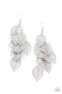 Limitlessly Leafy - Silver - Paparazzi Accessories