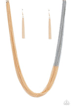 Load image into Gallery viewer, Metallic Merger - Gold - Paparazzi Accessories