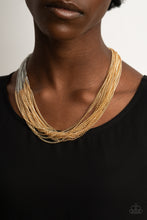 Load image into Gallery viewer, Metallic Merger - Gold - Paparazzi Accessories