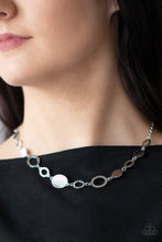 Load image into Gallery viewer, Working OVAL-time - Silver - Paparazzi Accessories