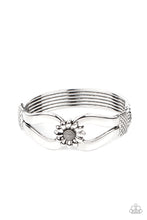 Load image into Gallery viewer, Let A Hundred SUNFLOWERS Bloom - Silver - Paparazzi Accessories