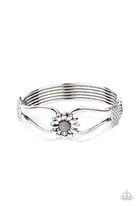 Let A Hundred SUNFLOWERS Bloom - Silver - Paparazzi Accessories