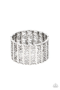 Ornate Orchards - Silver - Paparazzi Acessories