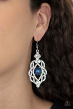 Load image into Gallery viewer, Rhinestone Renaissance - Blue - Paparazzi Accessories