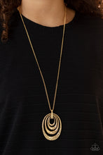 Load image into Gallery viewer, Renegade Ripples - Smithsonian Spiral - Gold - Paparazzi Accessories