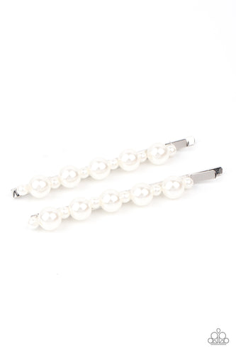 Put A Pin In It - White - Paparazzi Accessories