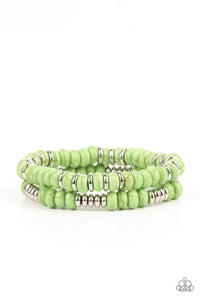 Desert Rainbow - Green - Paparazzi Accessories