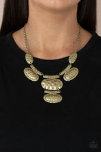 Load image into Gallery viewer, Gallery Relic - Brass - Paparazzi Accessories