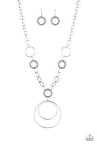 HOOP du Jour - Silver - Paparazzi Accessories