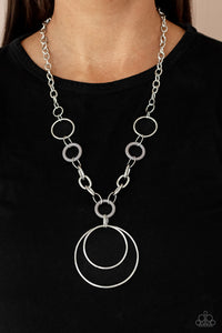 HOOP du Jour - Silver - Paparazzi Accessories