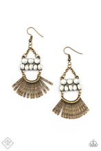 Load image into Gallery viewer, A FLARE For Fierceness - Brass - Paparazzi Accessories