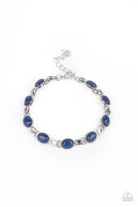 Blissfully Beaming - Blue - Paparazzi Accessories