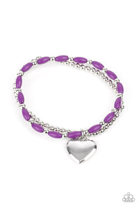 Candy Gram - Purple - Paparazzi Accessories