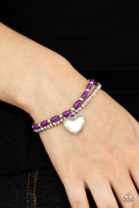 Candy Gram - Purple - Paparazzi Accessories