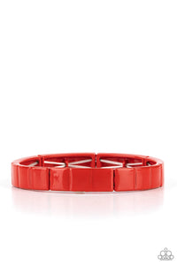 Material Movement - Red - Paparazzi Accessories