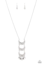 Load image into Gallery viewer, Half-Moon Child - Silver - Paparazzi Accessories