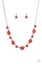 Load image into Gallery viewer, Heavenly Teardrops - Red - Paparazzi Accessories