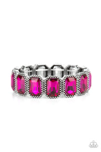 Studded Smolder - Pink - Paparazzi Accessories