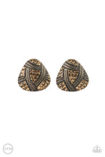 Load image into Gallery viewer, Gorgeously Galleria - Brass - Paparazzi Accessories