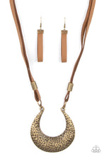 Load image into Gallery viewer, Majorly Moonstruck - Brass - Paparazzi Accessories
