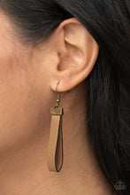 Load image into Gallery viewer, Majorly Moonstruck - Brass - Paparazzi Accessories
