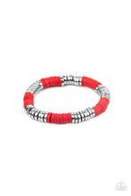 Load image into Gallery viewer, Stacked In Your Favor - Red - Paparazzi Accessories